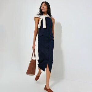 New Tuckernuck Lilliana Denim Midi Sheath Dress XS
